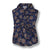 Lightweight Men's Dressing Gown folded - Gatsby Paisley Blue | Bown of London